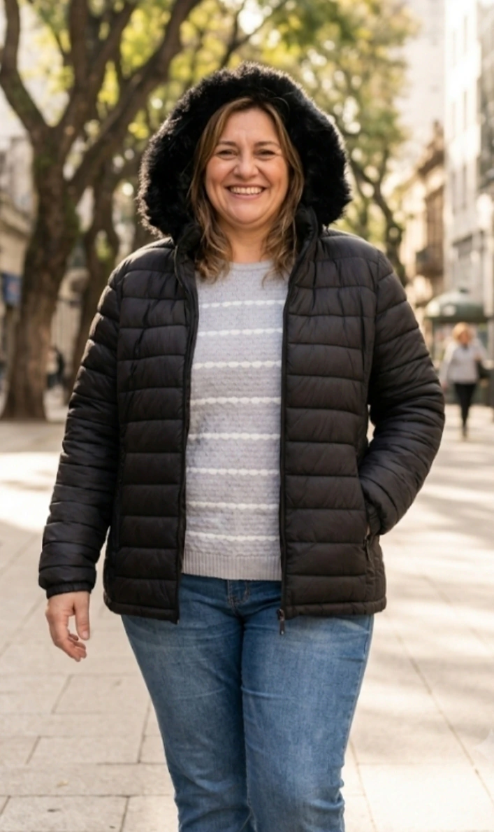 Campera abrigo importada