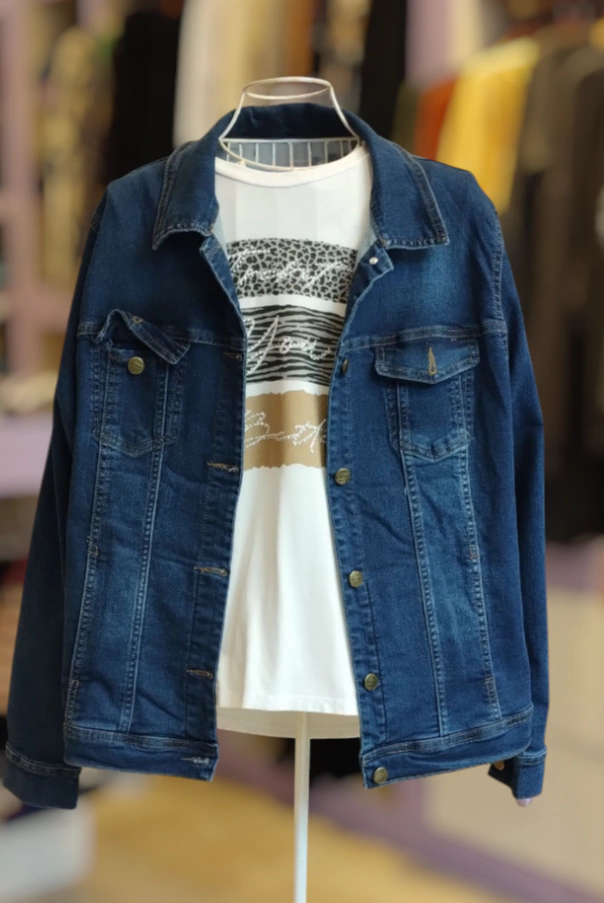 Campera jeans clàsica