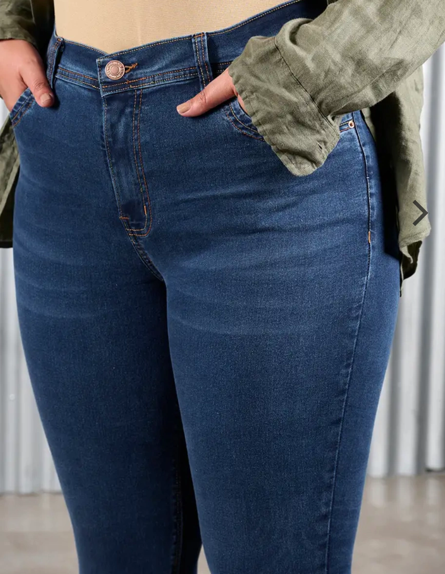 Jean piel azul