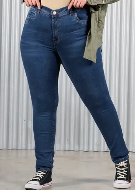 Jean piel azul