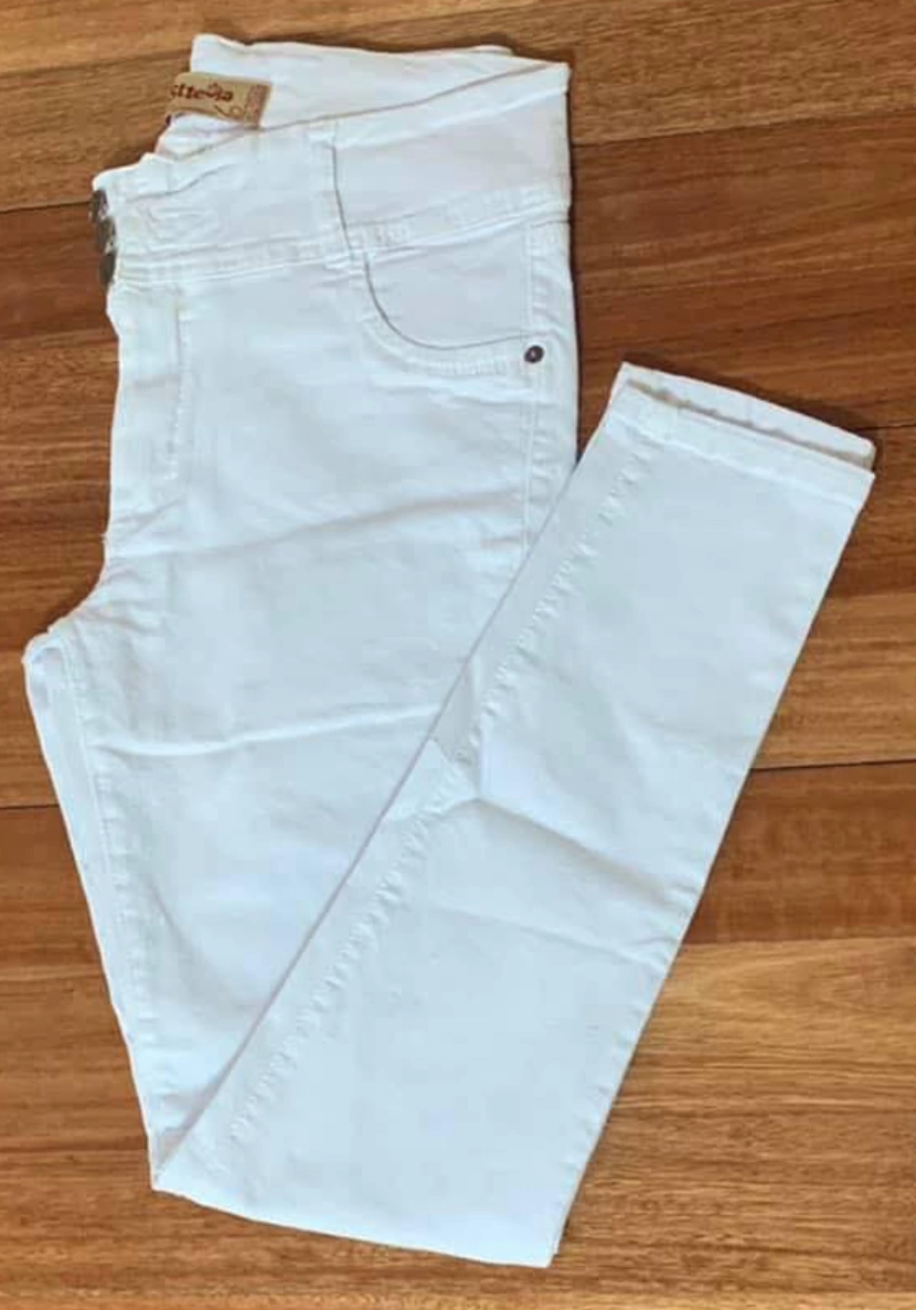 Jeans blanco clasico