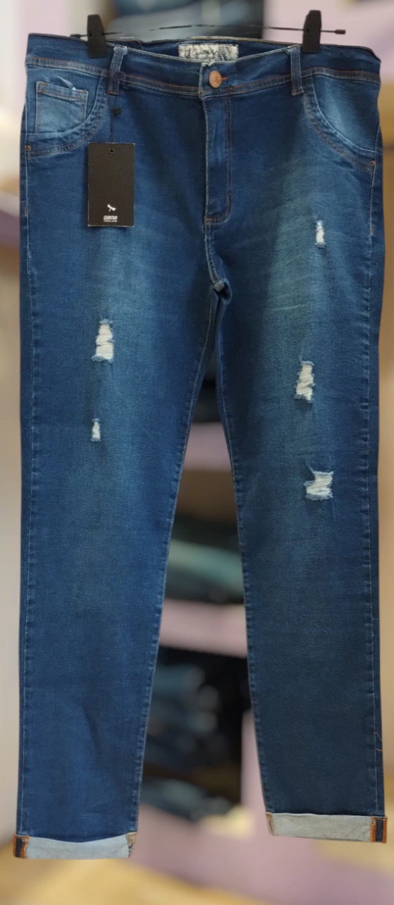 Jeans bota doblada