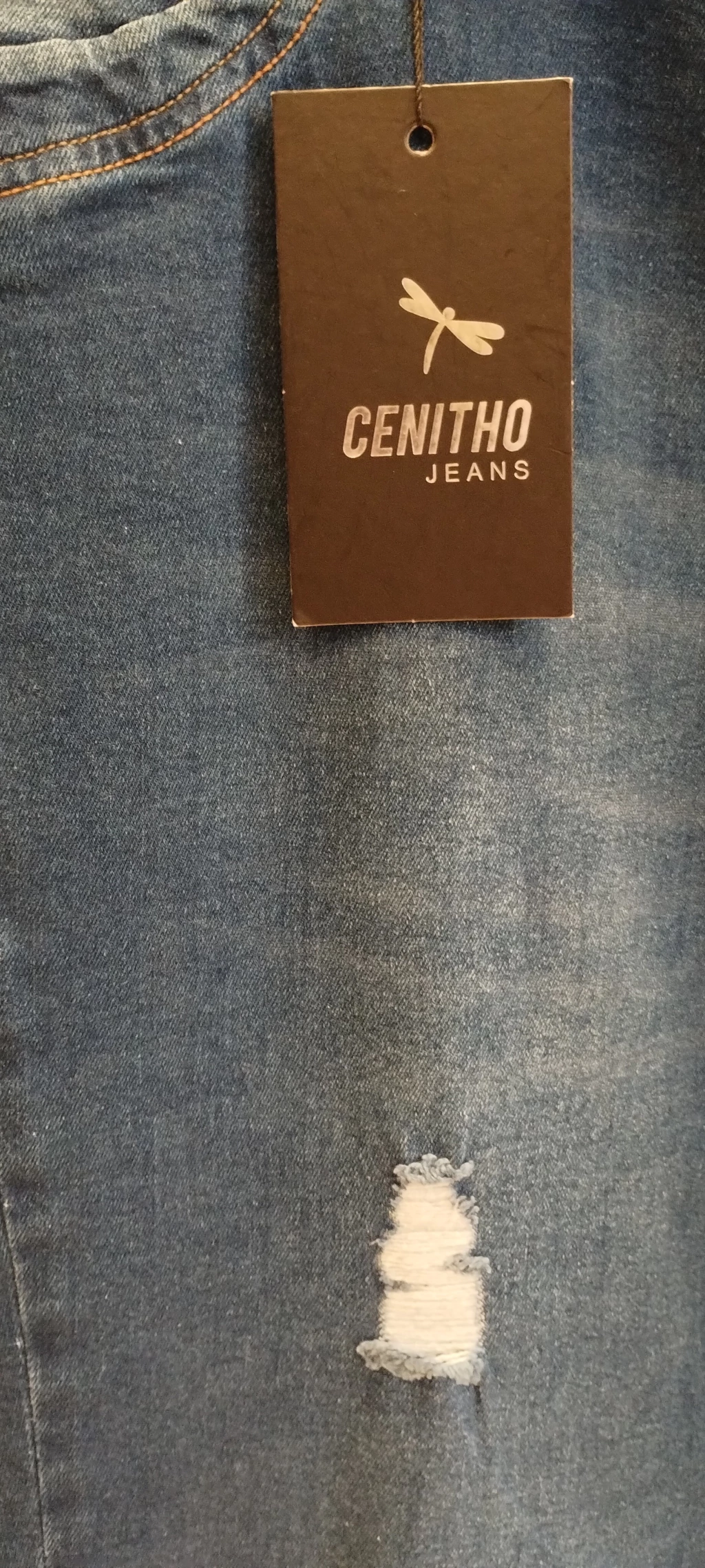 Jeans bota doblada