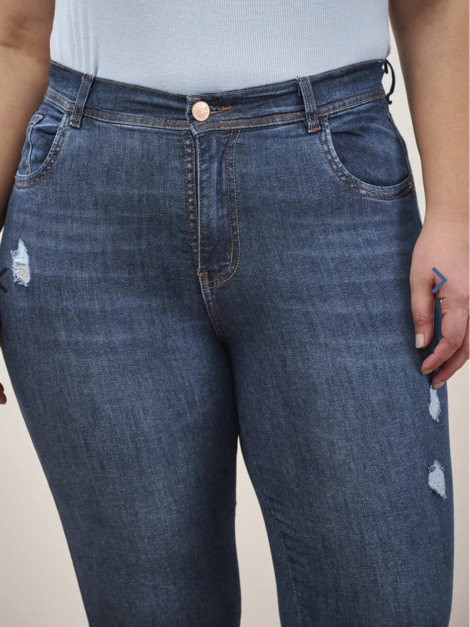 Jeans fleco y cierre
